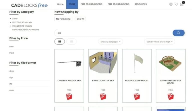 SketchUp modellek ingyenes letöltése: A legnépszerűbb webhelyek - 3DNyomtass.hu